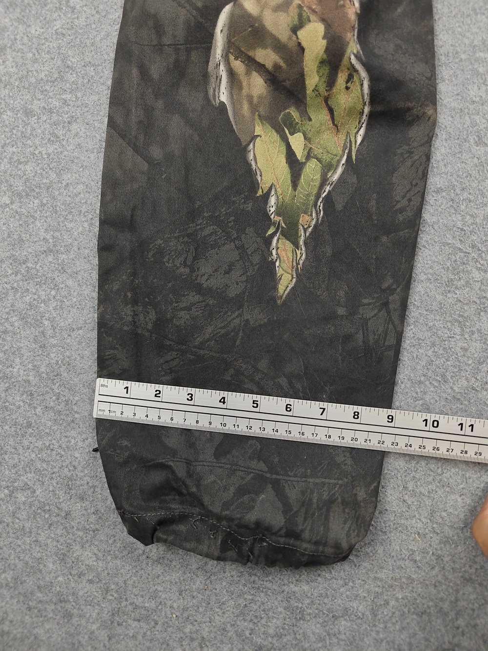Mossy Oak Pants Mens 32x34 Black Cargo Camouflage Relaxed Fit Elastic Waist - Picture 11 of 12